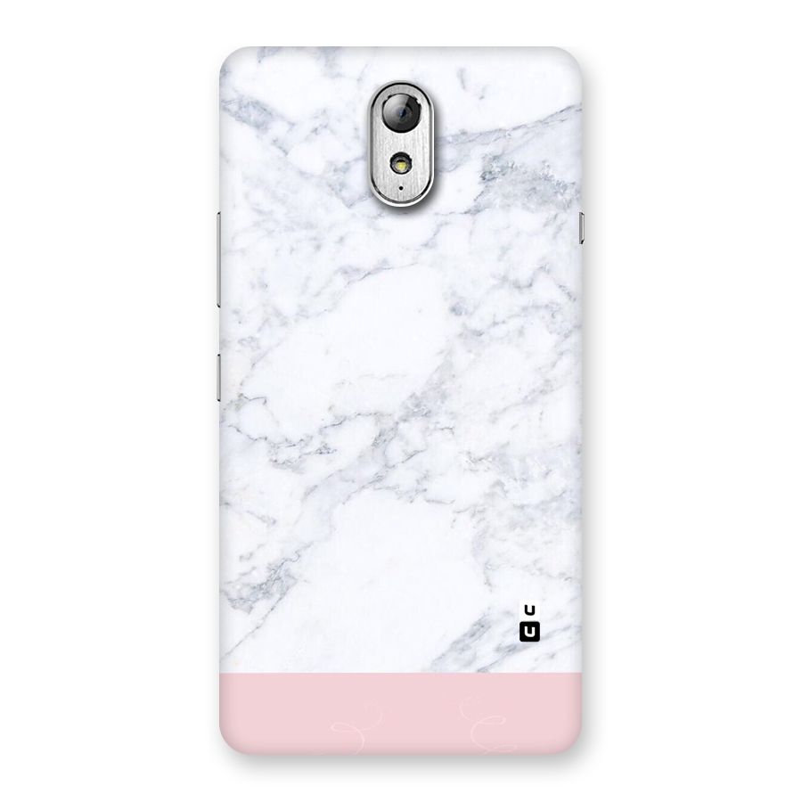 Pink White Merge Marble Back Case for Lenovo Vibe P1M