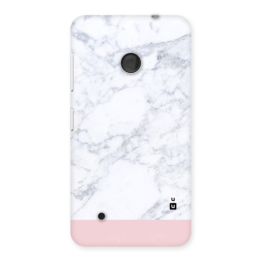 Pink White Merge Marble Back Case for Lumia 530