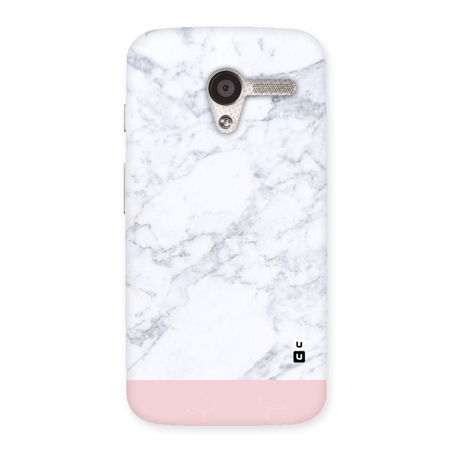 Pink White Merge Marble Back Case for Moto X