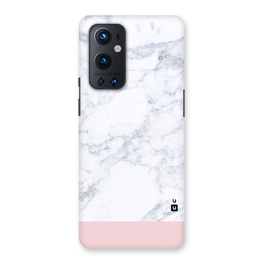 Pink White Merge Marble Back Case for OnePlus 9 Pro