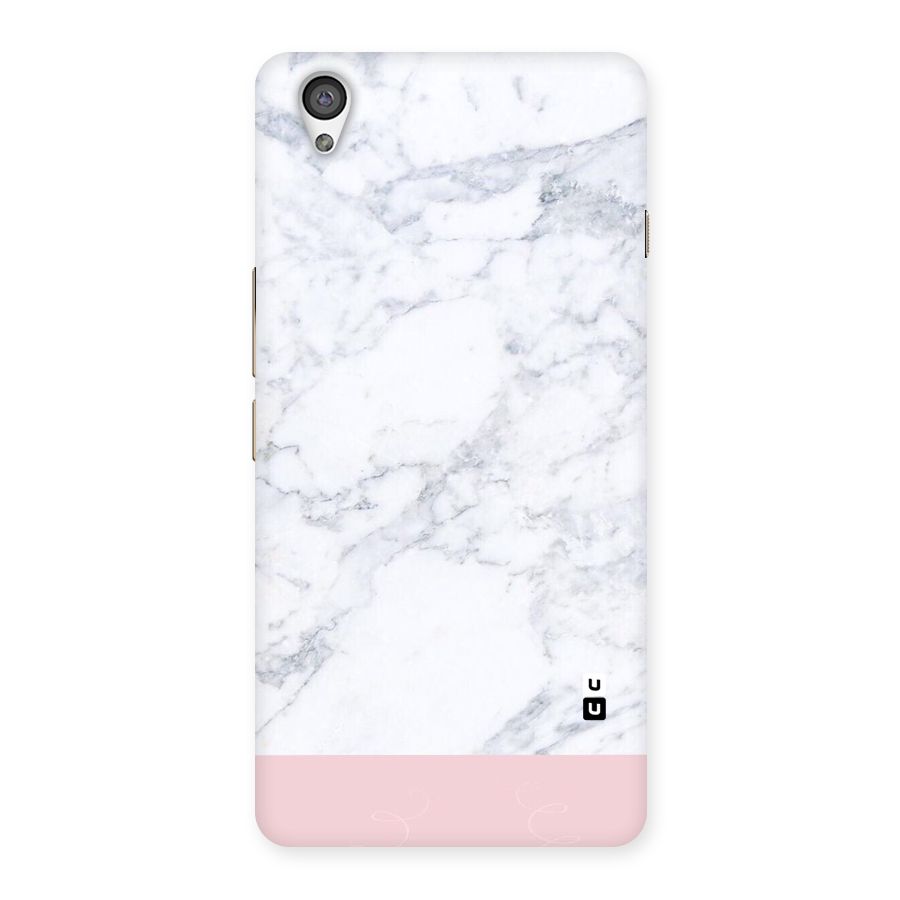 Pink White Merge Marble Back Case for OnePlus X