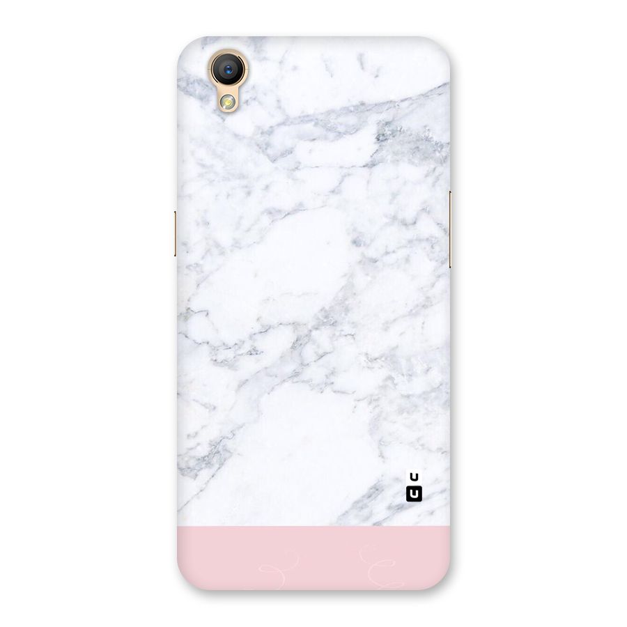 Pink White Merge Marble Back Case for Oppo A37