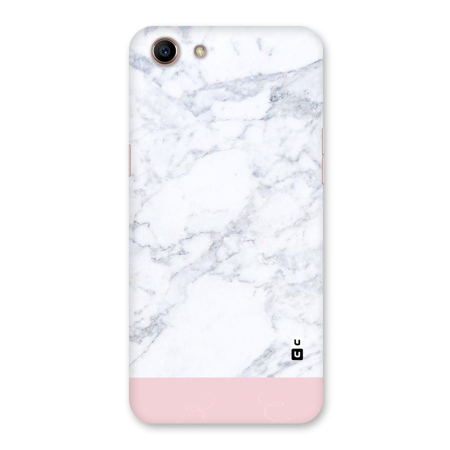 Pink White Merge Marble Back Case for Oppo A83 (2018)