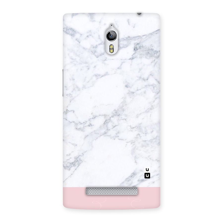 Pink White Merge Marble Back Case for Oppo Find 7