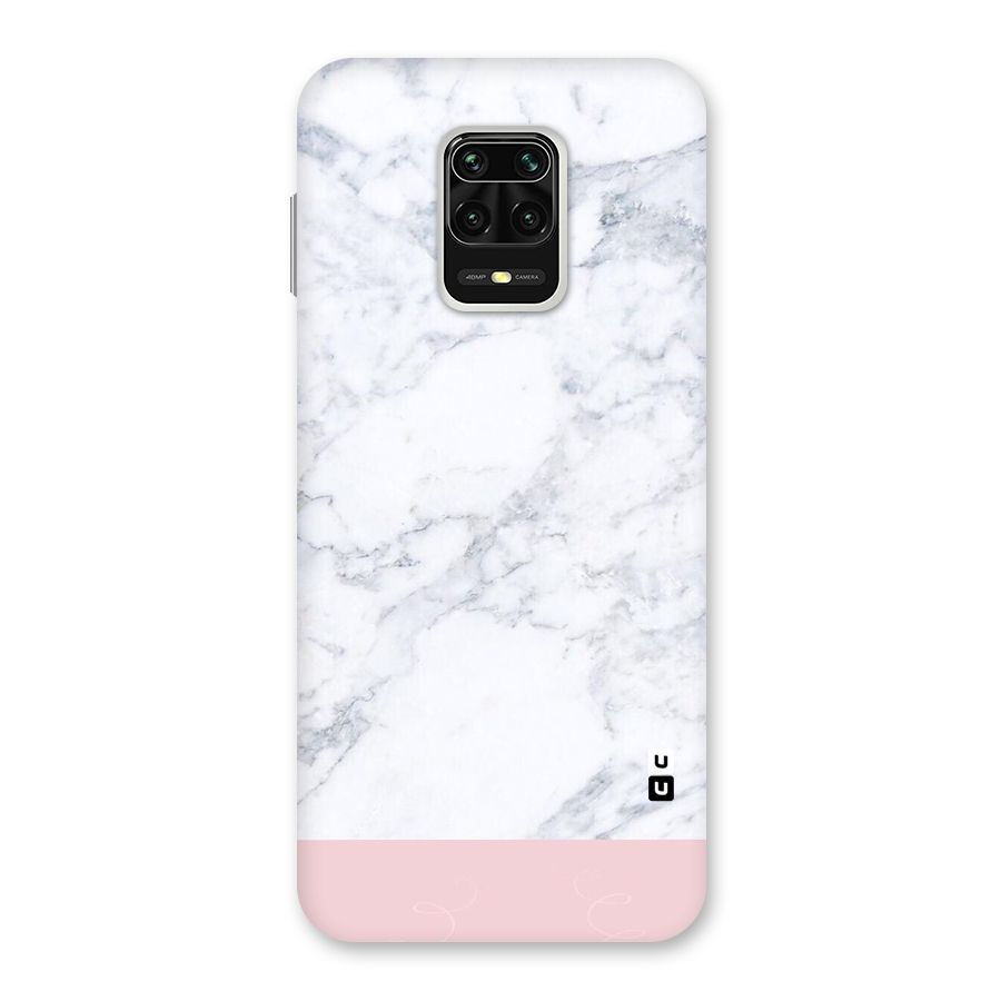 Pink White Merge Marble Back Case for Poco M2 Pro