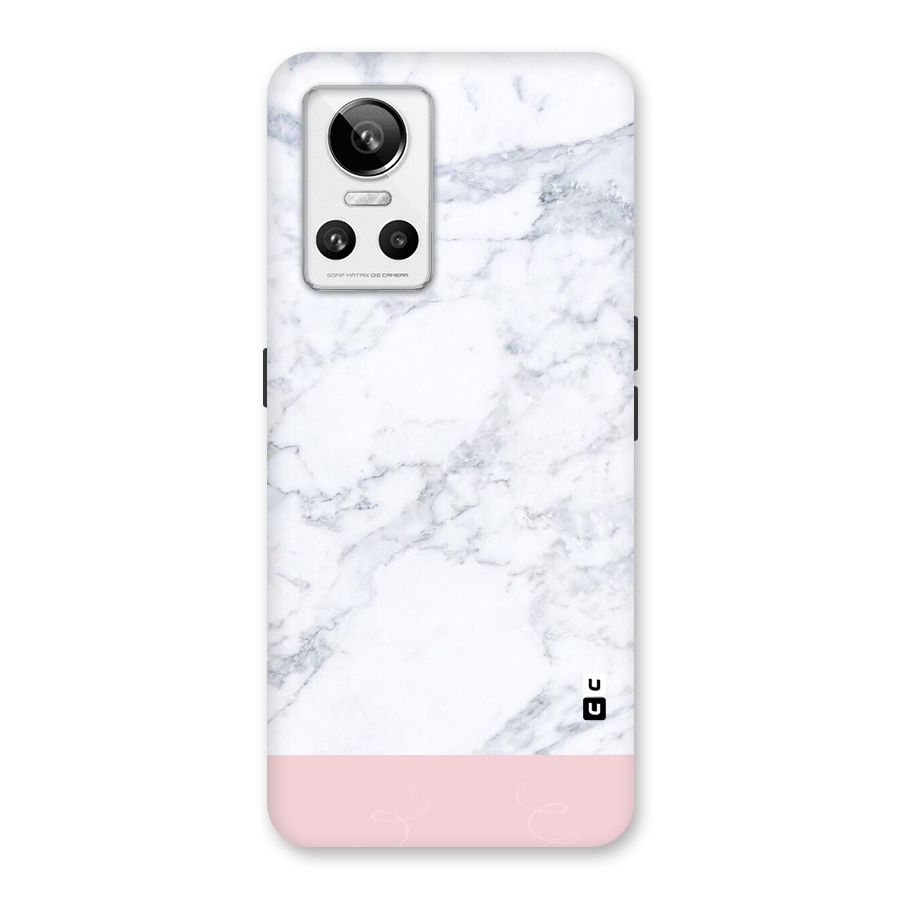 Pink White Merge Marble Back Case for Realme GT Neo 3