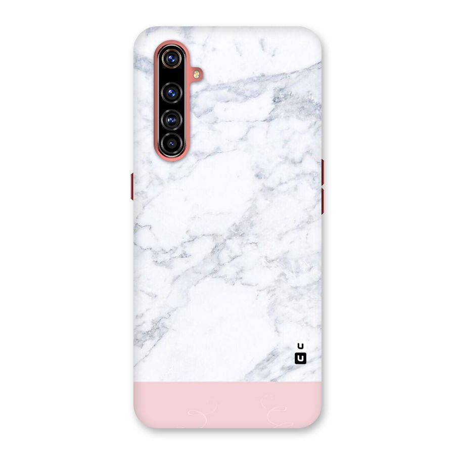 Pink White Merge Marble Back Case for Realme X50 Pro