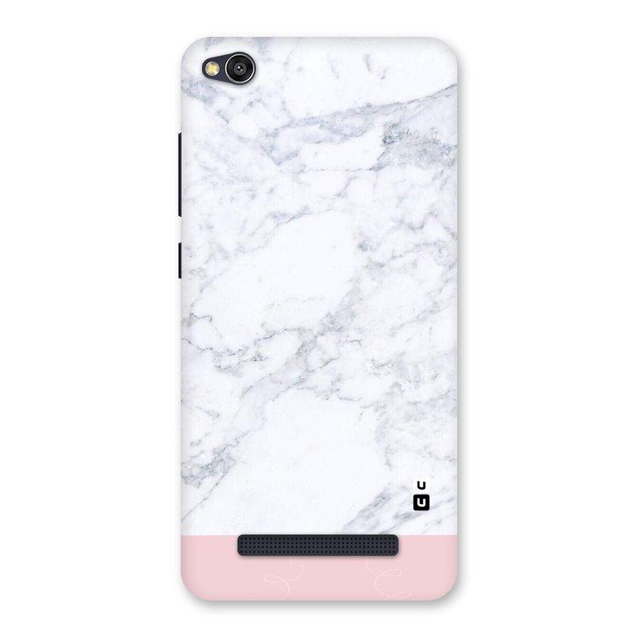 Pink White Merge Marble Back Case for Redmi 4A