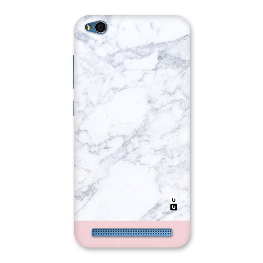 Pink White Merge Marble Back Case for Redmi 5A