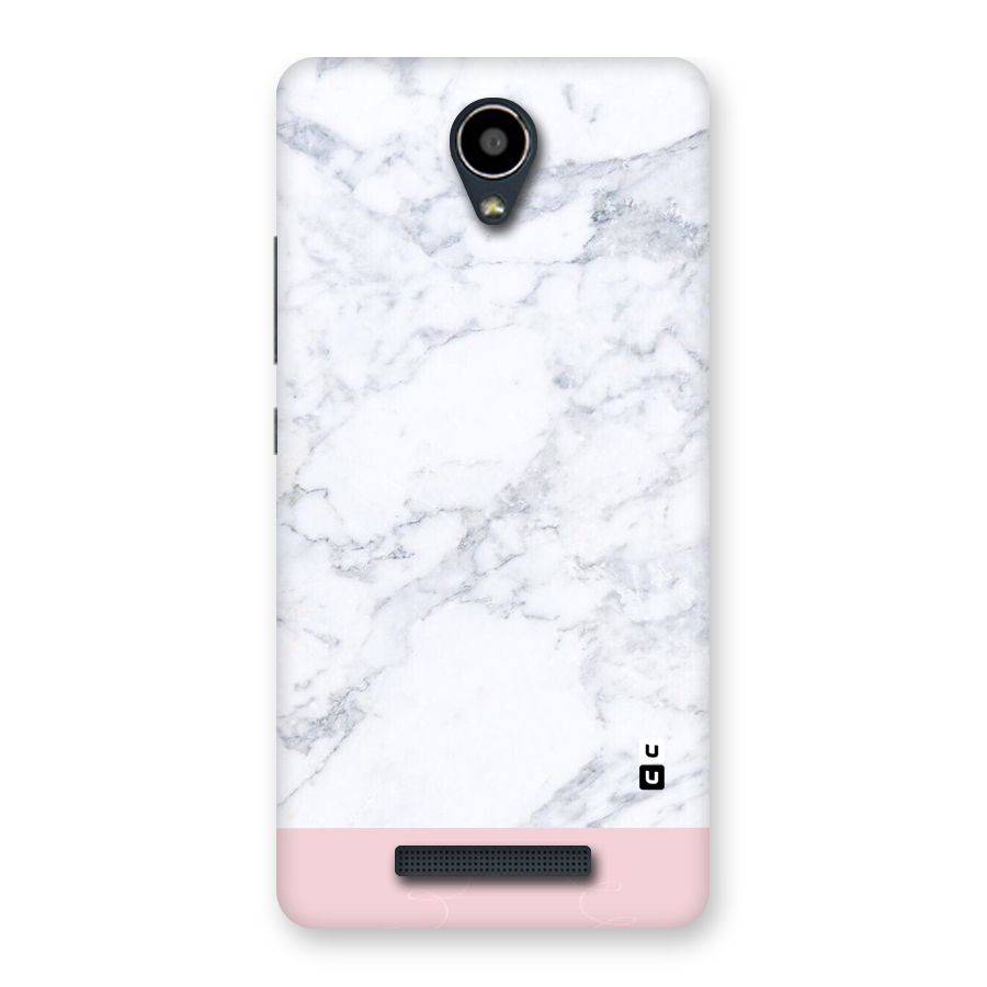 Pink White Merge Marble Back Case for Redmi Note 2