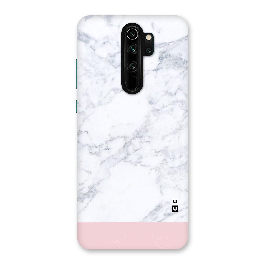 Pink White Merge Marble Back Case for Redmi Note 8 Pro