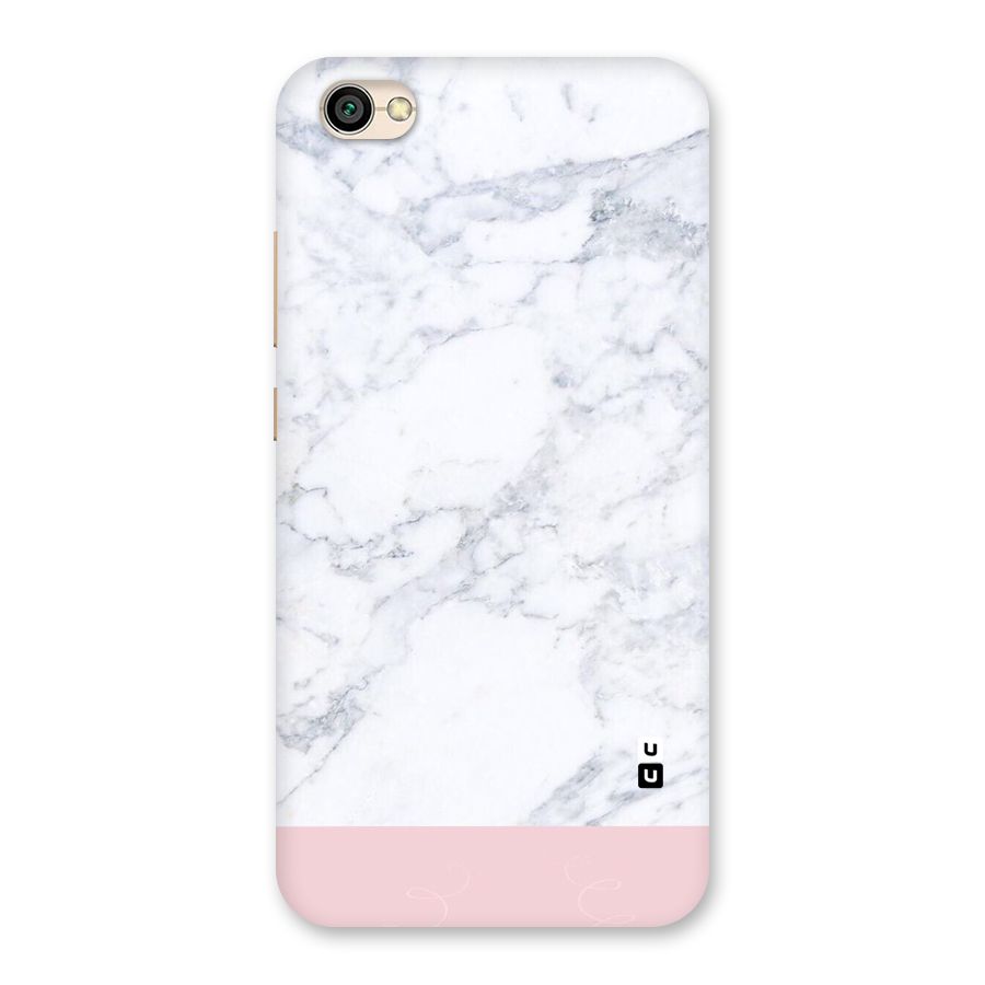 Pink White Merge Marble Back Case for Redmi Y1 Lite