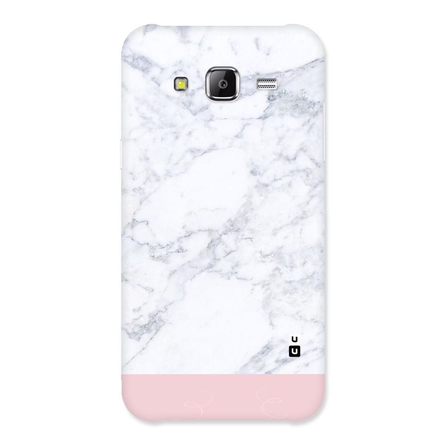 Pink White Merge Marble Back Case for Samsung Galaxy J2 Prime