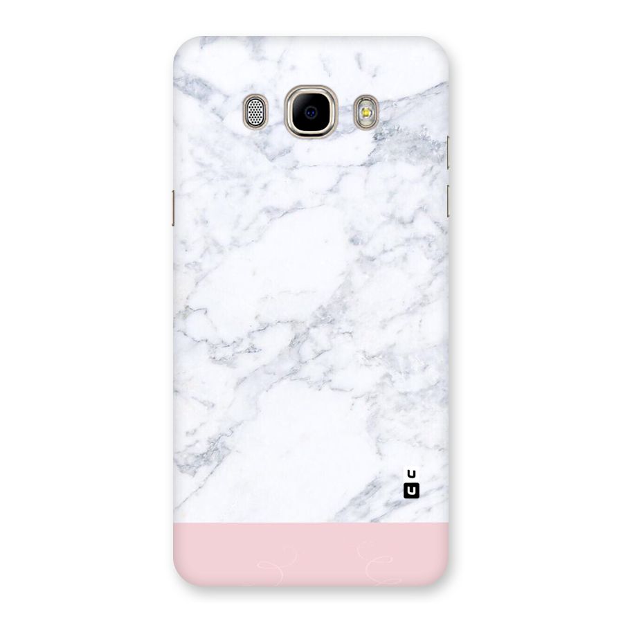 Pink White Merge Marble Back Case for Samsung Galaxy J7 2016