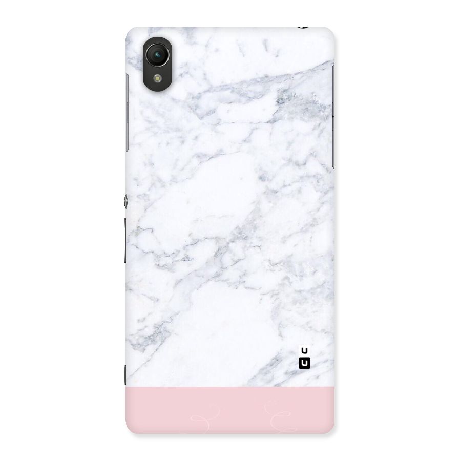 Pink White Merge Marble Back Case for Sony Xperia Z2