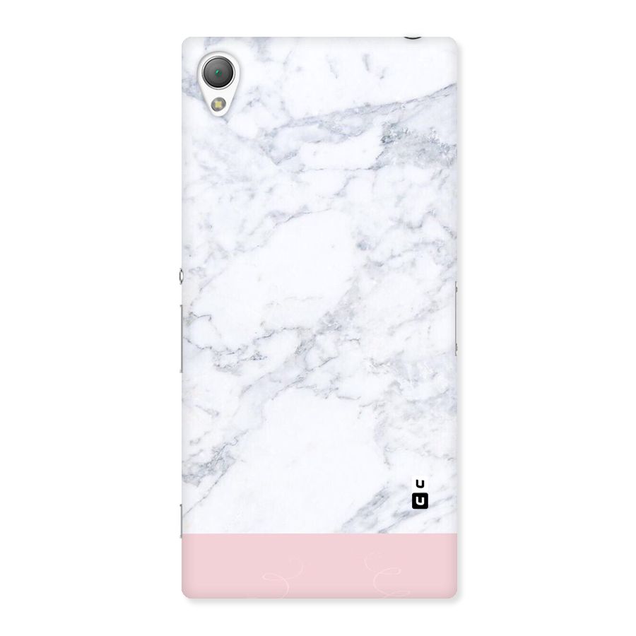 Pink White Merge Marble Back Case for Sony Xperia Z3