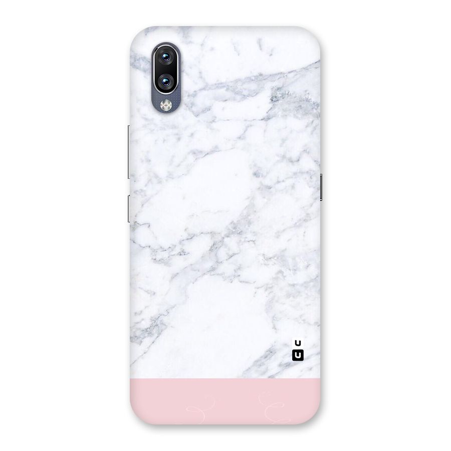 Pink White Merge Marble Back Case for Vivo NEX