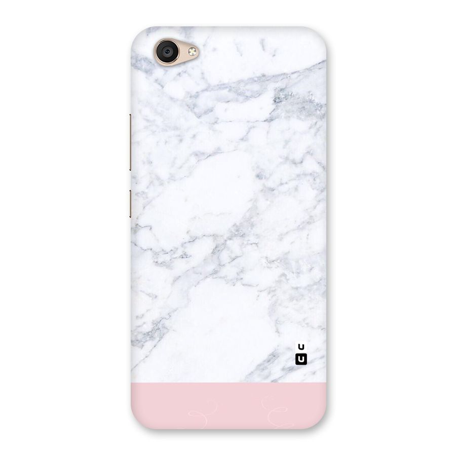 Pink White Merge Marble Back Case for Vivo V5 Plus