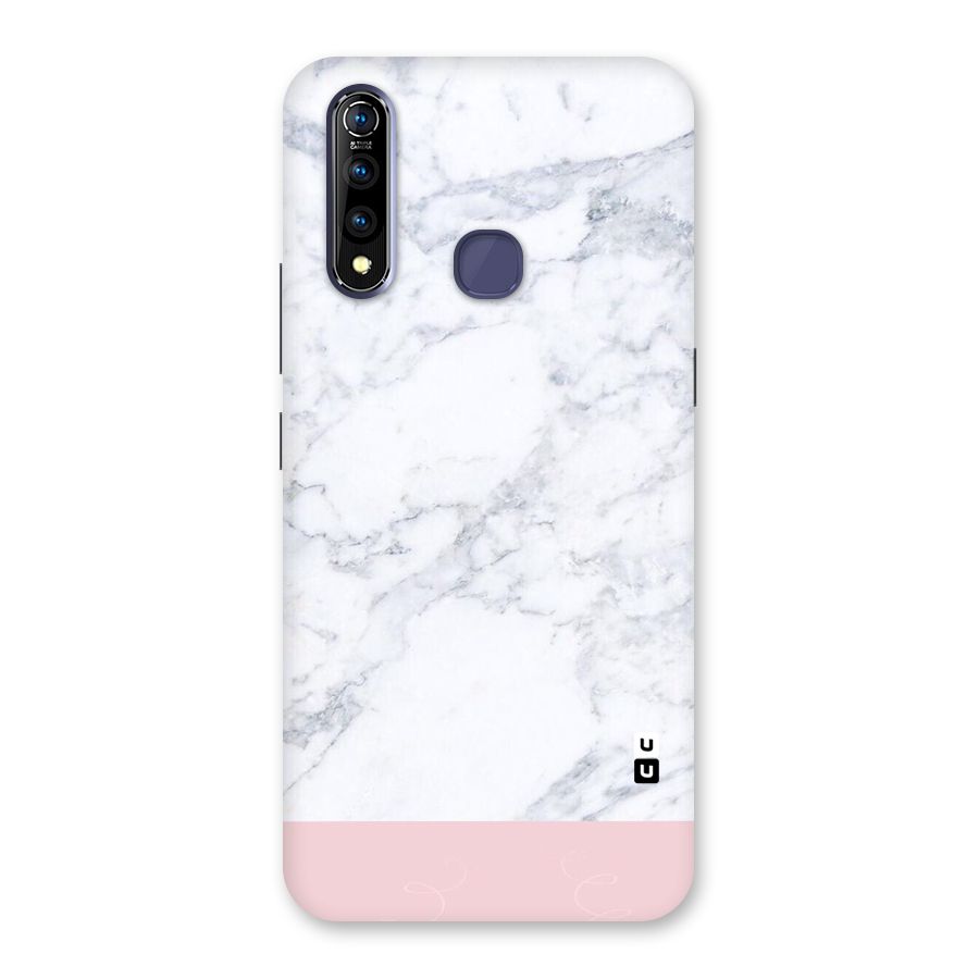 Pink White Merge Marble Back Case for Vivo Z1 Pro