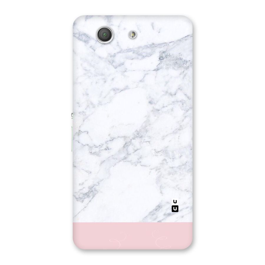 Pink White Merge Marble Back Case for Xperia Z3 Compact
