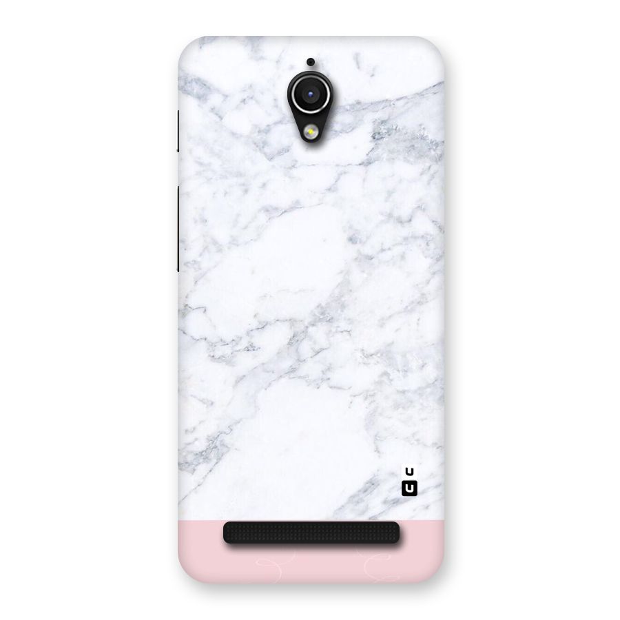 Pink White Merge Marble Back Case for Zenfone Go