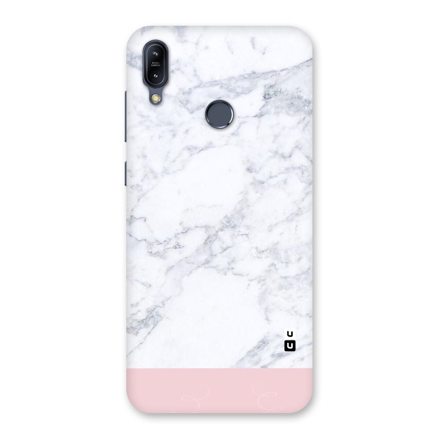 Pink White Merge Marble Back Case for Zenfone Max M2
