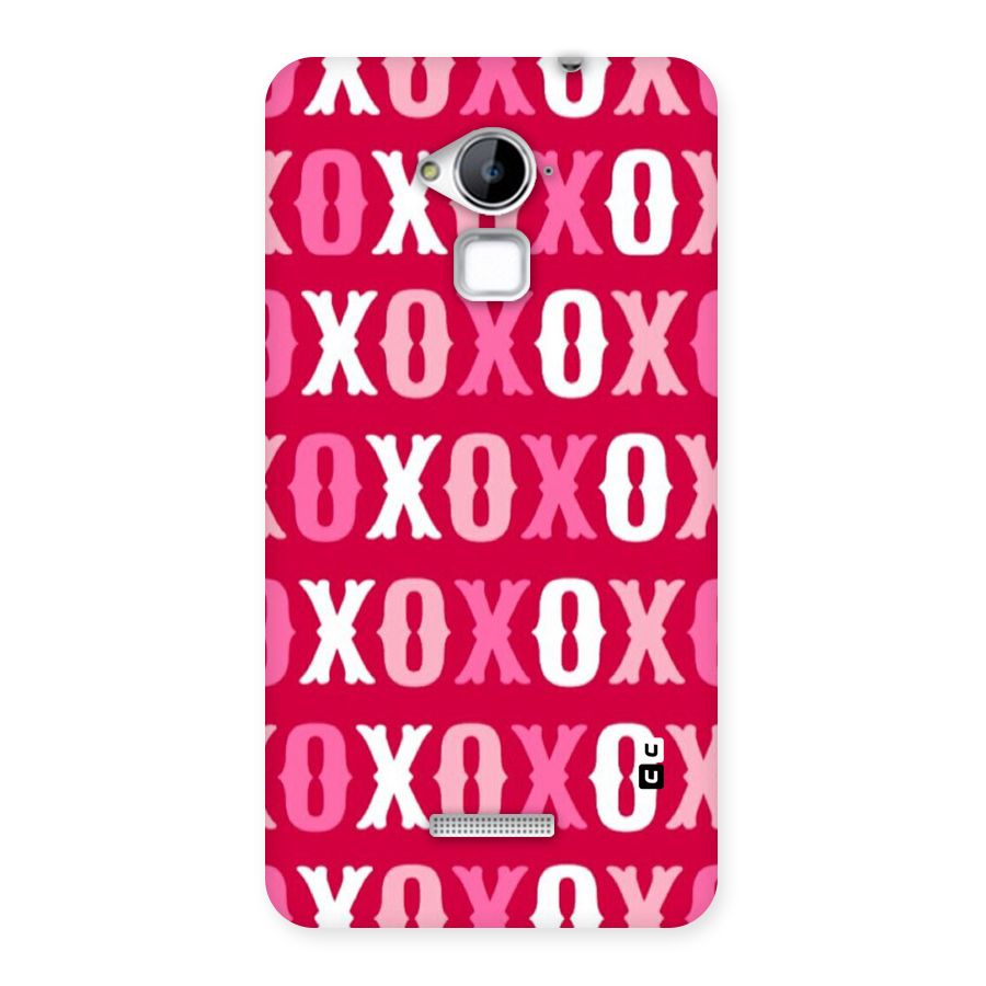Pink White Xoxo Back Case for Coolpad Note 3