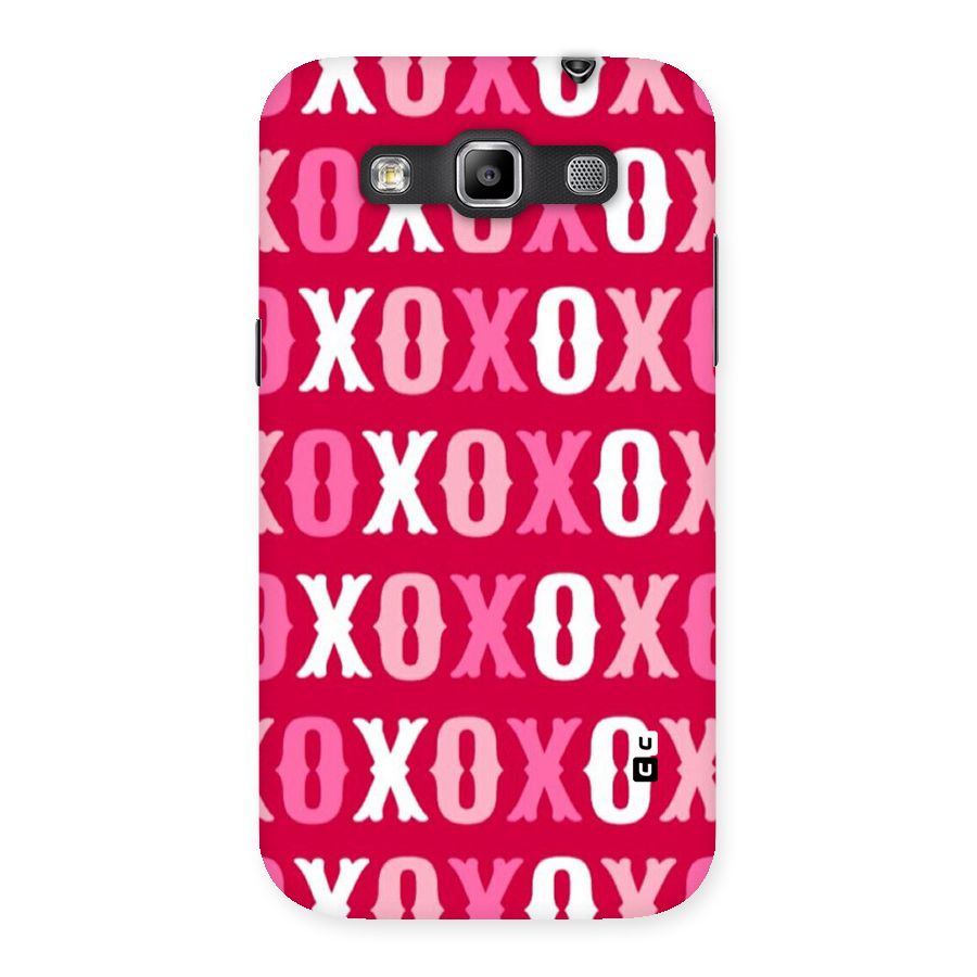 Pink White Xoxo Back Case for Galaxy Grand Quattro