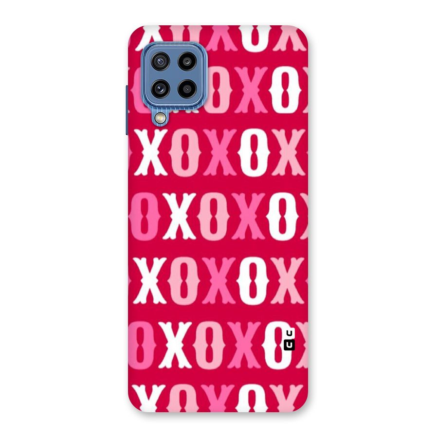 Pink White Xoxo Back Case for Galaxy M32