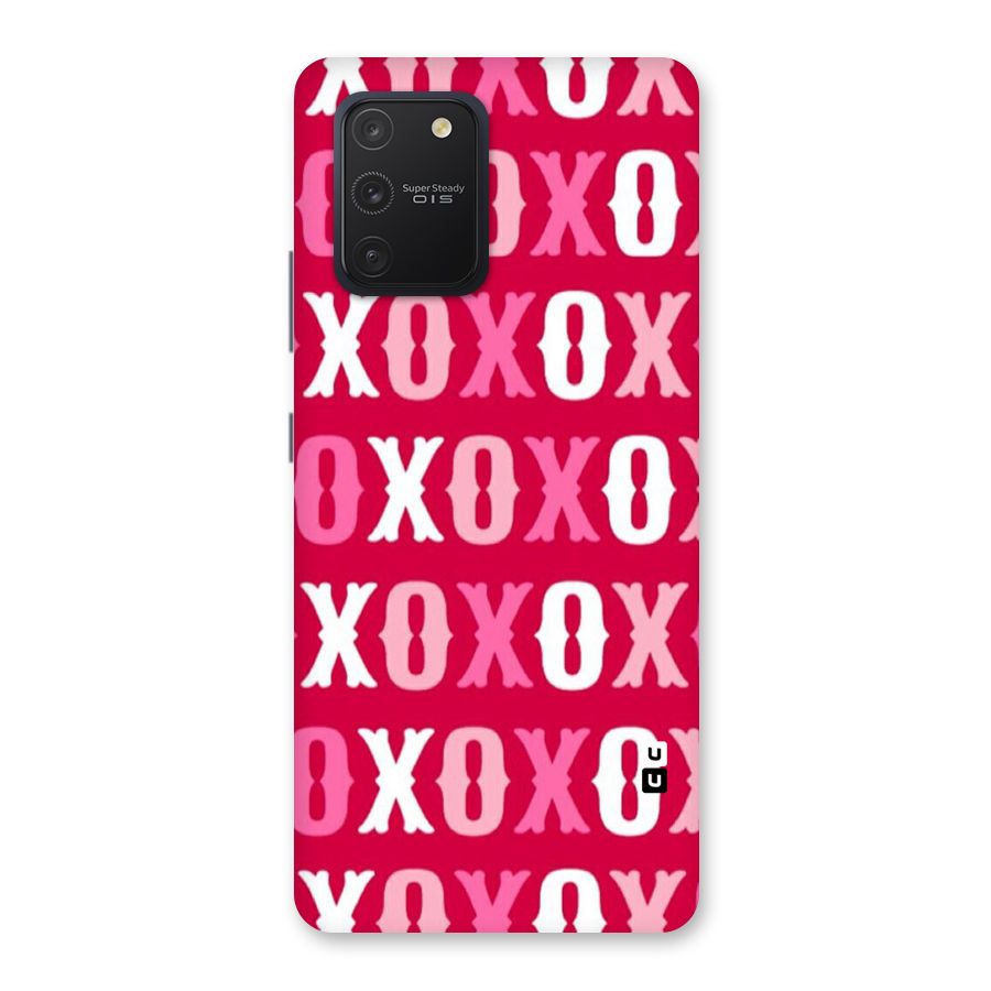 Pink White Xoxo Back Case for Galaxy S10 Lite