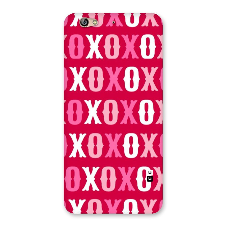 Pink White Xoxo Back Case for Gionee S6