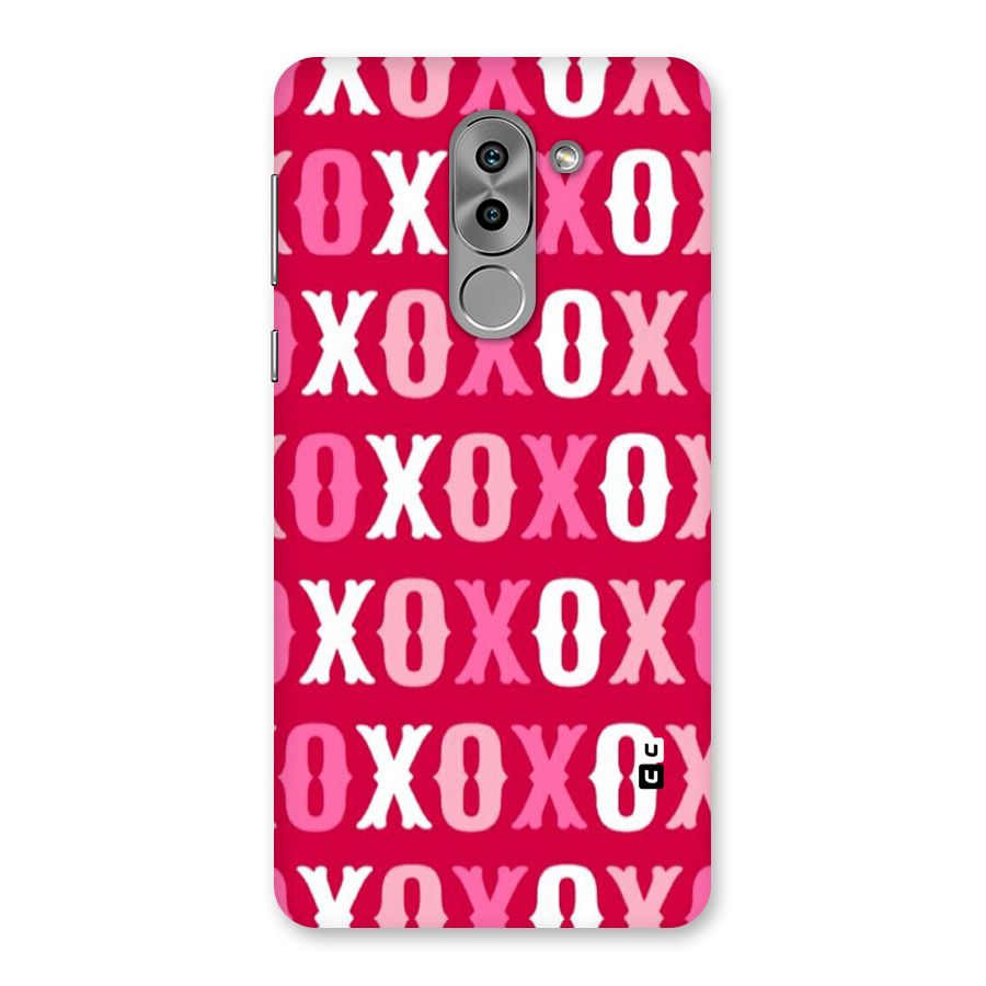 Pink White Xoxo Back Case for Honor 6X