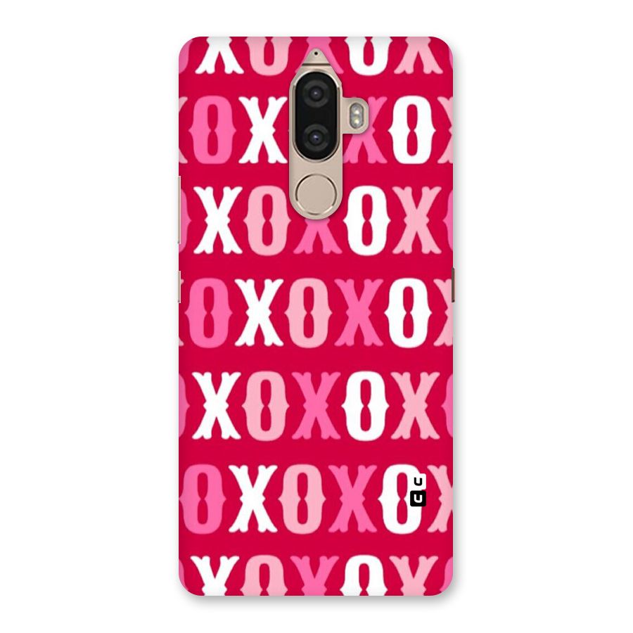 Pink White Xoxo Back Case for Lenovo K8 Note