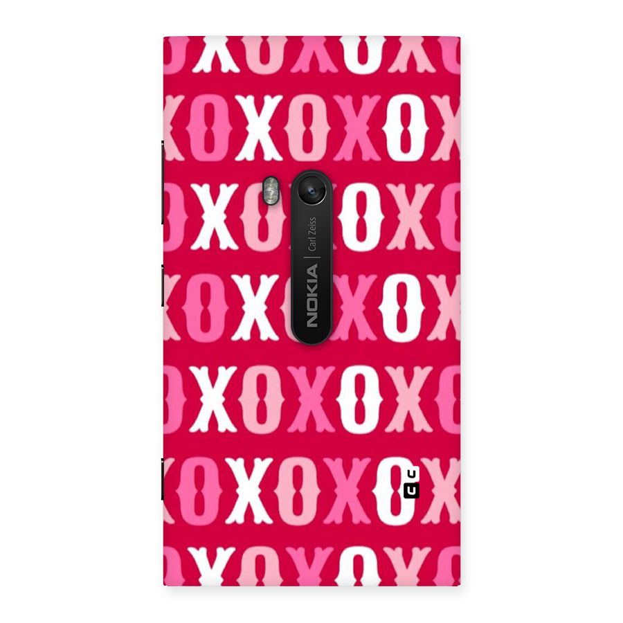 Pink White Xoxo Back Case for Lumia 920