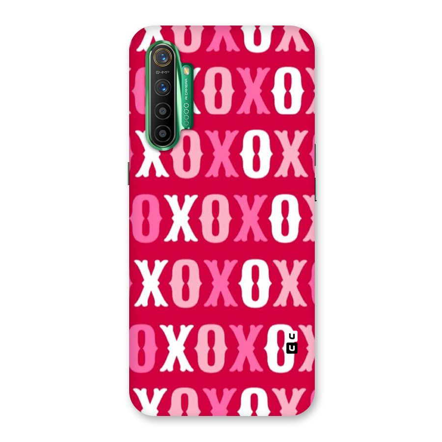 Pink White Xoxo Back Case for Realme X2