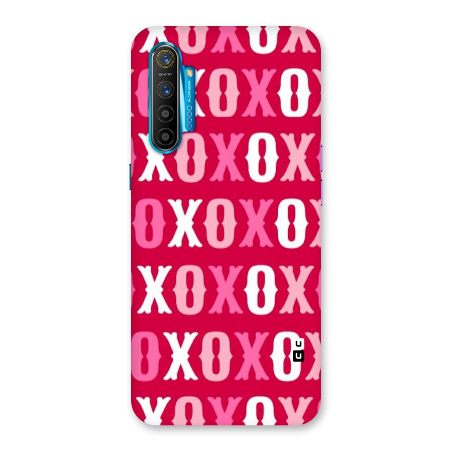 Pink White Xoxo Back Case for Realme XT