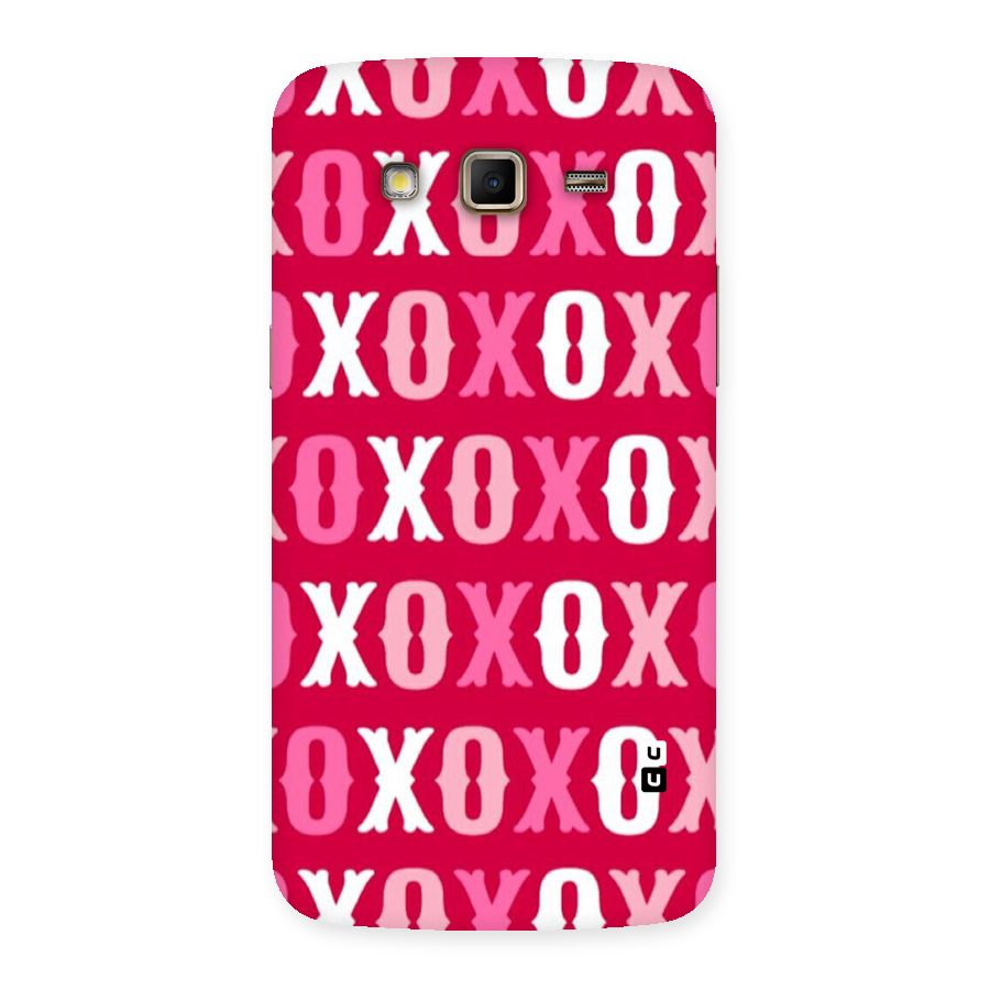 Pink White Xoxo Back Case for Samsung Galaxy Grand 2
