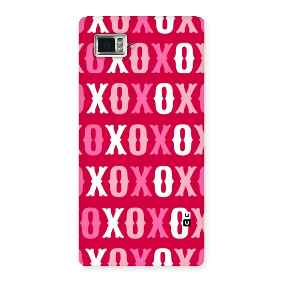 Pink White Xoxo Back Case for Vibe Z2 Pro K920