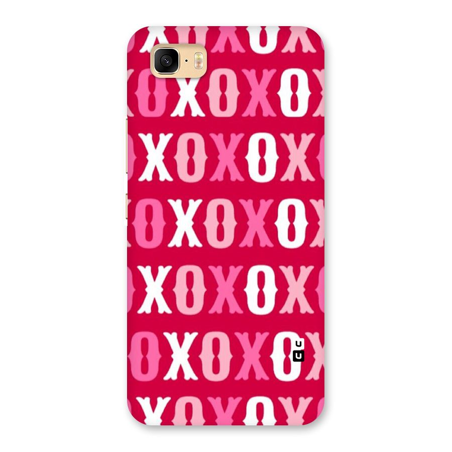 Pink White Xoxo Back Case for Zenfone 3s Max
