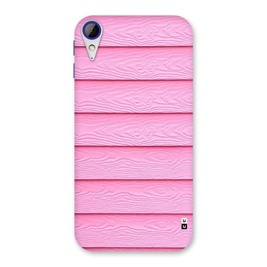 Pink Wood Back Case for Desire 830