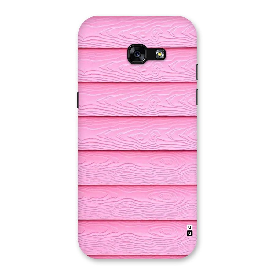 Pink Wood Back Case for Galaxy A5 2017