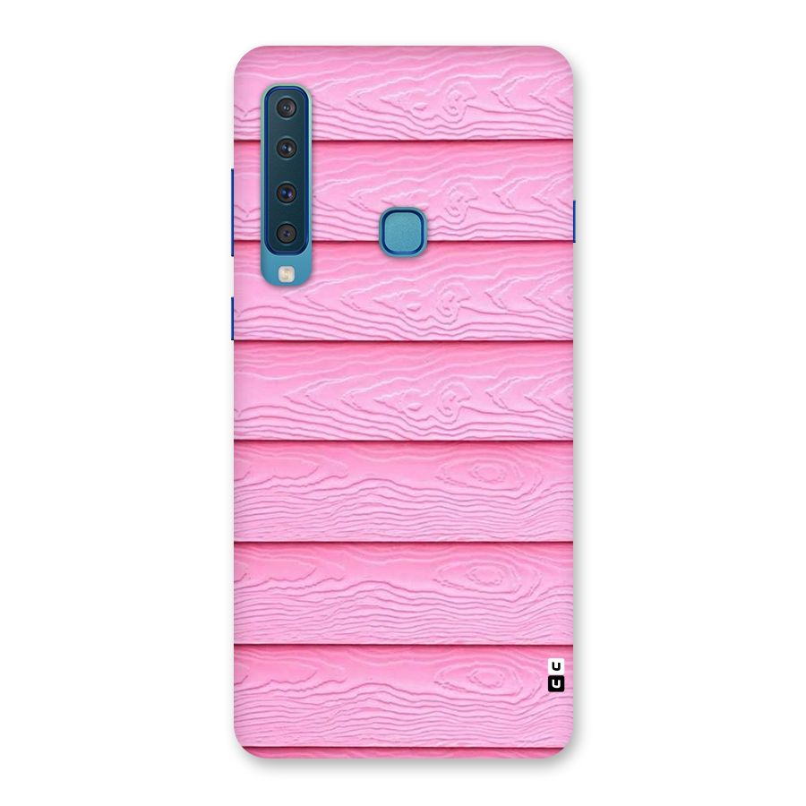 Pink Wood Back Case for Galaxy A9 (2018)