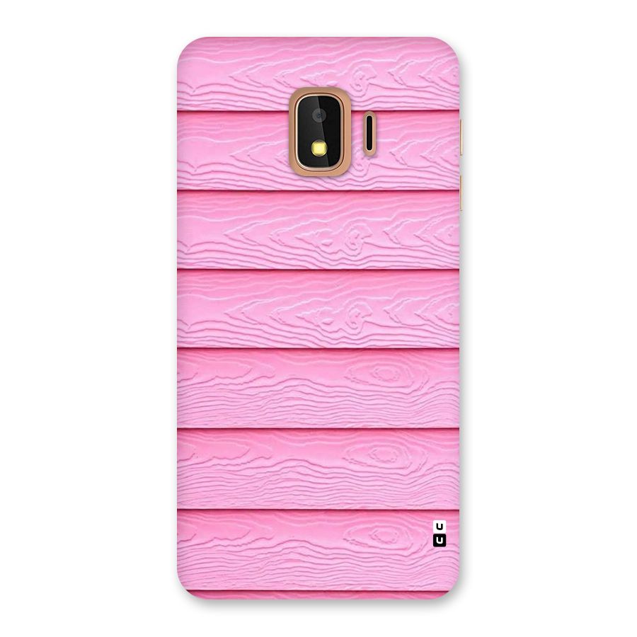 Pink Wood Back Case for Galaxy J2 Core