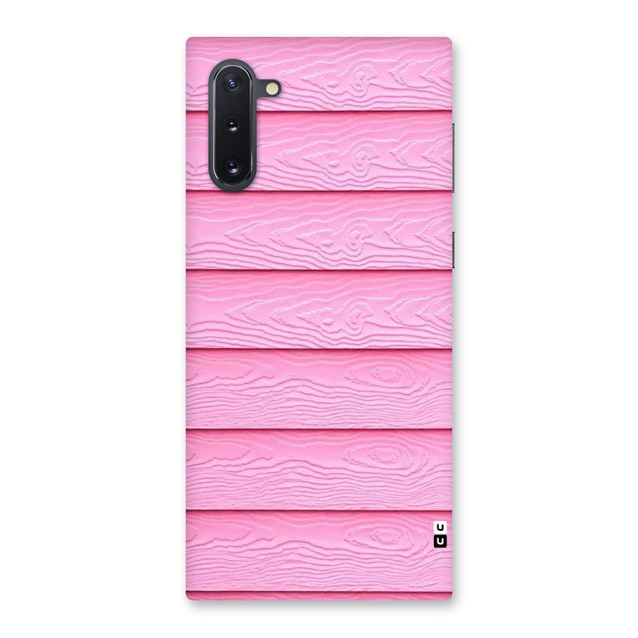 Pink Wood Back Case for Galaxy Note 10