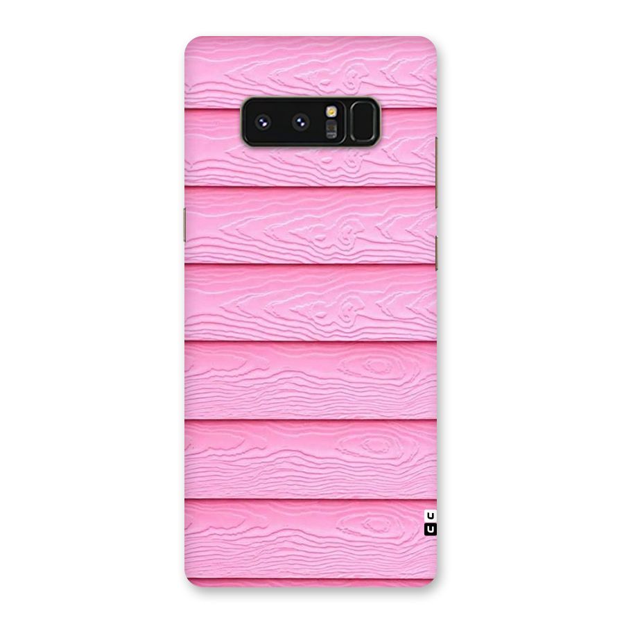 Pink Wood Back Case for Galaxy Note 8