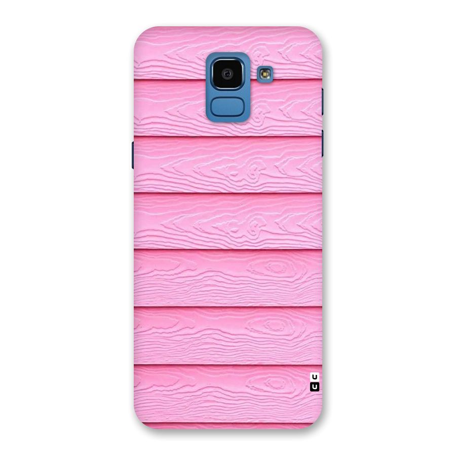 Pink Wood Back Case for Galaxy On6