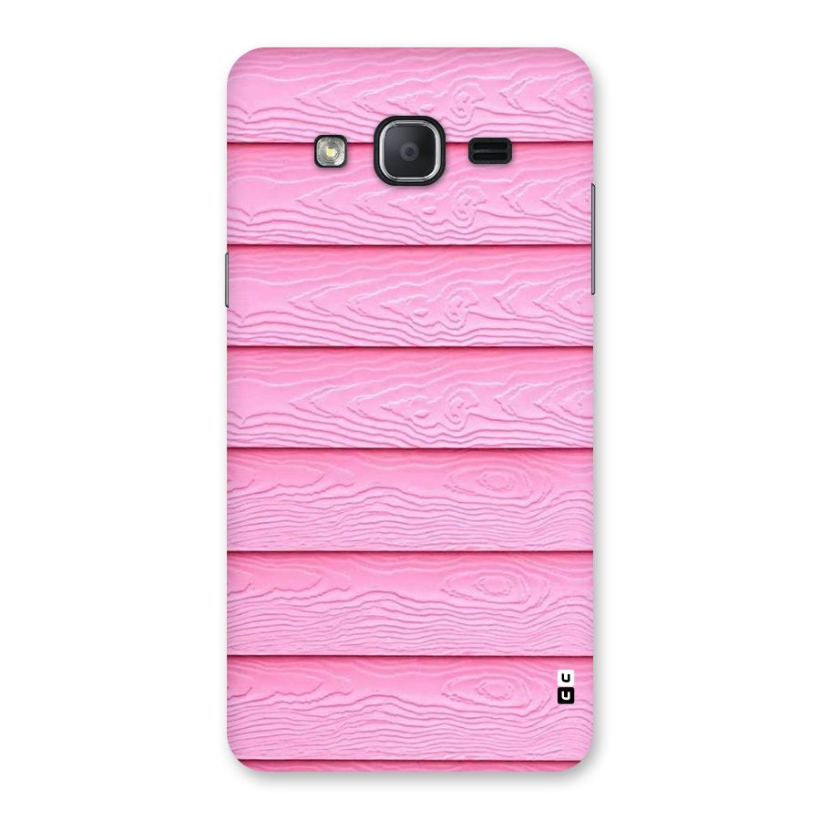Pink Wood Back Case for Galaxy On7 2015