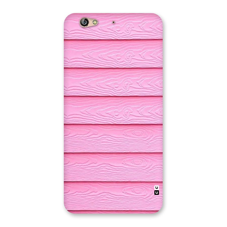 Pink Wood Back Case for Gionee S6