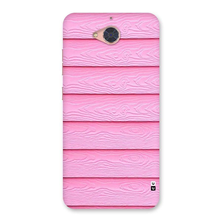 Pink Wood Back Case for Gionee S6 Pro