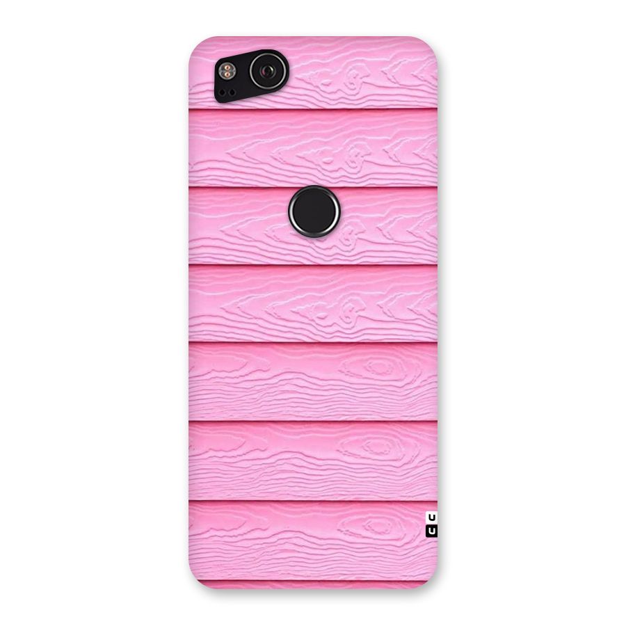 Pink Wood Back Case for Google Pixel 2